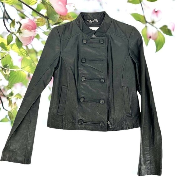 BB dakota genuine leather jacket women's size small - Picture 2 of 10